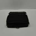 gzcz Travel Makeup Train Case 13.5 Inches Professional Makeup Bag Portable Cosmetic Case Organizer Brush Artist Storage Bag With Adjustable Dividers for Make Up Accessories (M-Black)