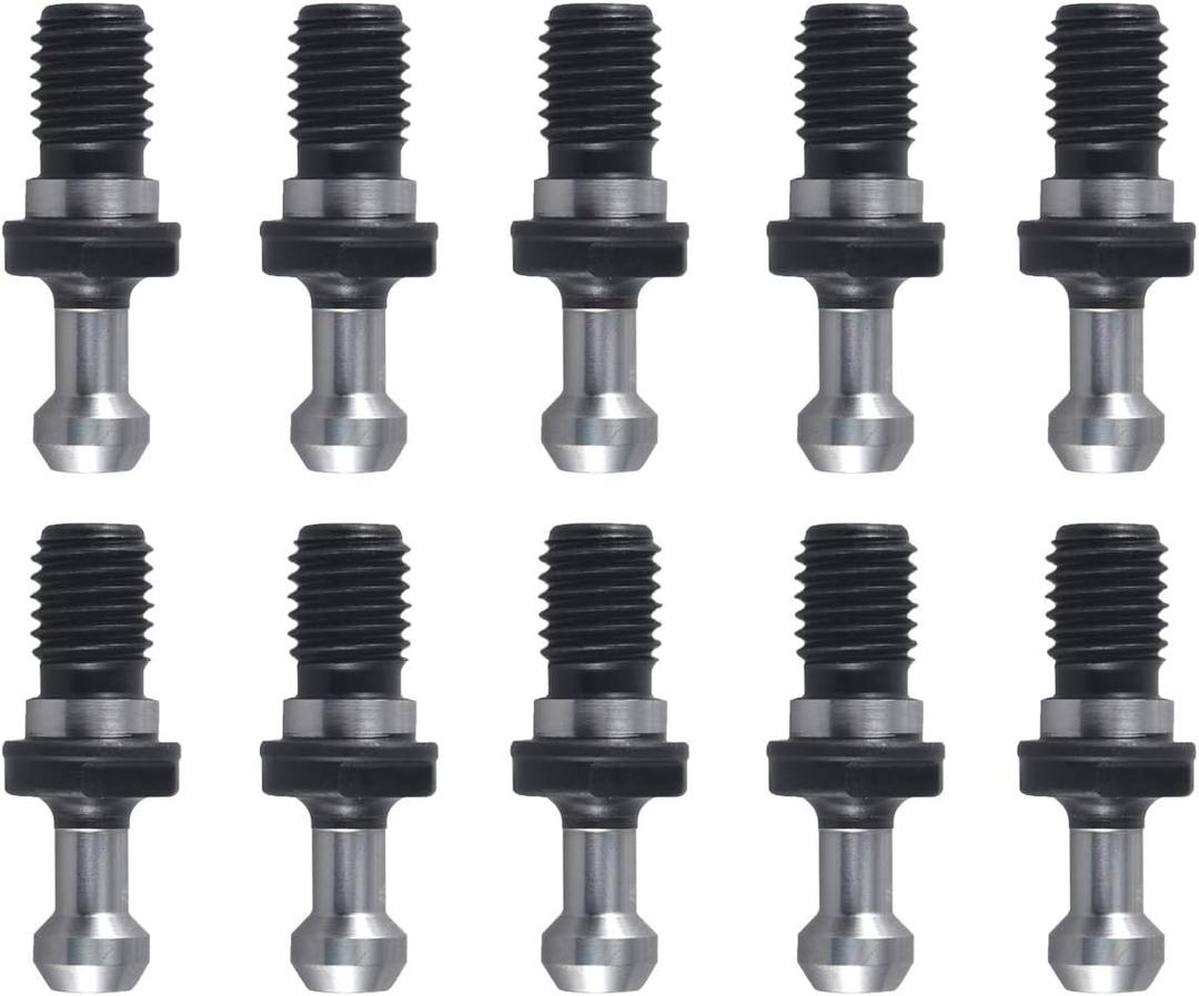 HGC 10pcs BT30 45 Degree Pull Stud Retention Knob CNC Milling Tool Holder