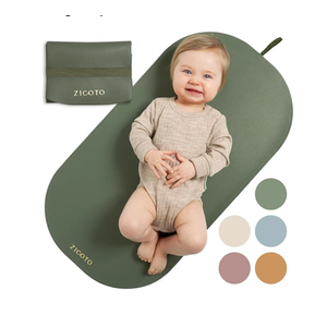 Beautiful Baby Diaper Changing Mat Made of Vegan Leather - Soft and Easy to Wipe Changing Pad for Travel or at Home Use - Lightweight and Foldable Mat That Perfectly Fits Into Any Diaper Bag
