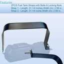 578-183 Fuel Tank Strap for 99-08 for Chevy Silverado 1500 01-08 10 for Chevy Silverado with Bolts & Locking Nuts
