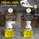 BRIGHTFROM Foaming Soap Dispenser Pump Bottles, BPA Free Empty Refillable Plastic Container for Liquid Soap - Kitchen, Bathroom, Commercial - 8oz (250ml) Pack of 2 Clear