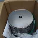 Cafe Du Chateau Stainless Steel French Press Coffee Maker 34 oz - Easy to Use Insulated Coffee Press with 4-Level Filtration, Manual Brewer for Tea, Camping & Travel with BPA Free, Durable Clear Glass