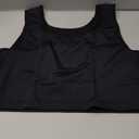 BaronHong Men Hide Gynecomastia Pullover Chest Binder Compression Slimming Undershirt Male Corset Tank Tops (Medium, Black)