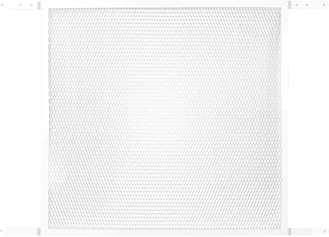 M-D Building Products 14182 Door Grille, Adjustable Fit for Doors 30" to 36" Wide, Easy-to-Install, Ideal for Residential and Commercial Use (White)