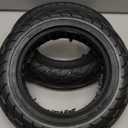 60/70-6.5 Scooter Tire, 2pcs 10 x 2.5 Solid TiresReplacement Wheel Compatible with 10x2.5-6.5 Rubber Scooter Tire (Black)