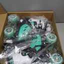 METROLLER Roller Skates for Girls and Boys , Adjustable 4 Sizes for Kids Toddler Rollerskates with Light up Wheels, for Women (Green, Small-Little kid (11j-1 US)