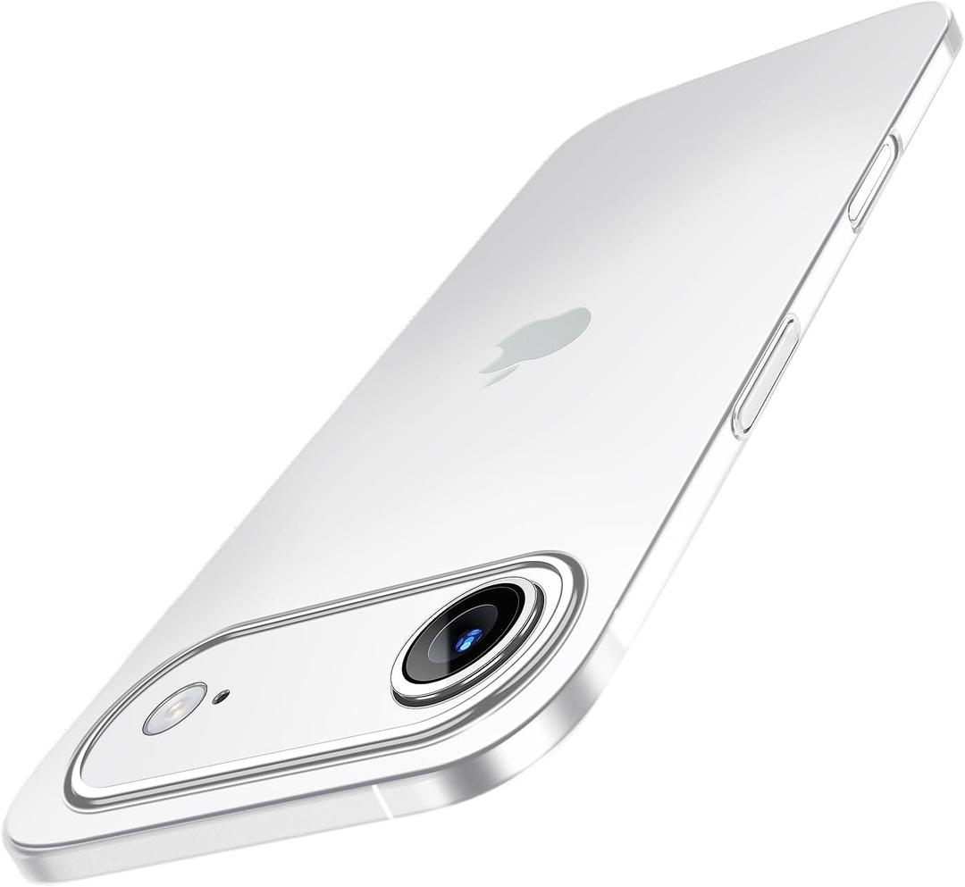 Dataroad for iPhone 17 Air Slim Case,0.2mm Fit [Paper-Thin] Lightweight Case Matte Finish PP Back Cover Protection[Anti-Fingerprints&Yellowing],Compatible with iPhone 17 Air 6.5Inch-Transparent White