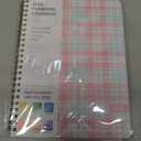 2 x 2026 Planner, Weekly and Monthly Calendar Planning Book, Jan 2026 - Dec 2026, Academic Agenda Book, Desk Accessories for Home, Office and School Supplies - A5 (6.3'' x 8.5'') (Pastel Plaid)