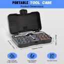 Magnetic Screwdriver Set: 24 in 1 Ratchet Mini Screwdriver Set, Multi-Function Bit Magnetic Drive Set with Detachable Ratchet Handle, Portable Precision Repair Tool Kit for Furniture Computer Bicycle