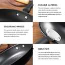 4.92 Inch Non Stick Omelette Mini Frying Pan for One Egg, Easy Clean Round Small Pan with Ergonomic Handle, Stainless Steel Heat Resista-nt Non Stick Pot for Single Eggs Pancakes
