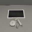 Solar Panel for Ring Camera(2nd Generation) Dustproof Waterproof 5W Solar Panel with 10FT/3M Long Cable for Stick Up & Pro Spotlight Cam Battery for Security Camera 1 Pack (White Grey)