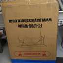 FDW Folding Half Portable Foldable Table for Parties Backyard Events (White, 6 FT 70 * 29) (White, 6 FT)