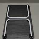 Ruxury Folding Lap Desk Laptop Stand Bed Desk Table Tray, Breakfast Serving Tray, Portable & Lightweight Mini Table for Sofa Couch Floor - Black