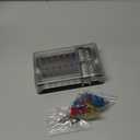 Fuse Block, 12v Fuse Box Holder with Led Indicator Waterproof Cover, Cyrico 12 Circuits Panel with Negative Bus for 12V/24V Automotive Car Truck Boat Marine Rv Trailer, 24 Pcs Blade Inserts