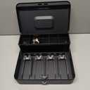 Royal Sovereign Money Handling Security Box Cash Box (RSCB-400), Tiered-tray