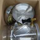 2.11Gallon Commercial Beverage Dispenser with Centre Ice Core and Stand Drip Trays Stainless Steel Cold Drink Dispenser for Parties Pub Cafeteria Restaurant Home Hotel (Gold, single-head)