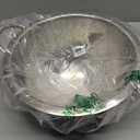 Gourmet Colander, 5qt capacity, Stainless Steel with Handles and Elevated Pedestal Foot, Silver