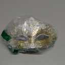 Cosmer Masquerade Mask for Women Shiny Laser Cut Metal Rhinestone Mask Party Porm Ball Mask (Gold Owl)