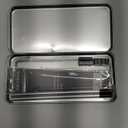 9 Pcs Underglaze Pencil Kits 2 Pcs Black Underglaze Pottery Pen for Ceramics with Blending Stump Pencil Extenders Sharpener Pen Case for Decorating Under Ceramic Pottery Bisque Ware