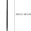 60 Pcs Black Cocktail Picks Black Bow Decor Fruit Fork Bow Drink Stirrers for Appetizers Decorative Halloween Holiday Party Food Drink Garnish Fruit Sticks