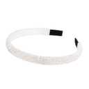 Ruihfas Fashion Sparkle 4 Rows Crystal Rhinestone Headbands Beaded Hair Hoop Band (White)