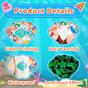 Glow in The Dark Cute Ocean Animals Water Bottle Stickers for Kids, 50 Pcs Colorful Cartoon Sea Animals Vinyl Waterproof Laptop Decals, Skateboard Mugs Phone Case Luggage Scrapbook Decor (Luminescent-228kshr)