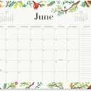 2 x Jotsome Large Desk Calendar 2026-2027, 21"x16.5" Desk Pad Calendar From Now to June 2027, Bleed-Proof Paper Monthly Calendar for Home Office and School, Easy Planning