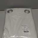 NICETOWN 100% Absolutely Blackout Linen Curtains with Thermal Insulated White Liner, Ivory, 52" Wide, 2 Pieces, Privacy Vertical Window Drapes for Office Laundry Living Room Windows 84 inch Long