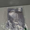 Prettywear Women Long Sleeve Henley Shirts V Neck Button Tight Slim Fitted Top Going Out Tees 2025 Trendy Spring Fall (Large, Grey Blue)