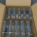 M MCIRCO 10-Pack,22 Oz Glass Meal Prep Containers, Glass Food Storage Containers with lids, Lunch Containers, Microwave, Oven, Freezer and Dishwasher (Gray)