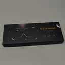 MZOO Luxury Sleep Eye Mask for Side Sleeper Men Women, Zero Eye Pressure 3D Sleeping Mask, Light Blocking Patented Design Night Blindfold, Soft Eye Shade Cover for Travel, Black