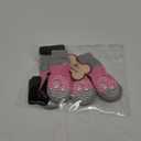 SCENEREAL Dog Socks to Prevent Licking Paws for Hot/Cold Pavement Anti Slip, Dog Shoes for Hardwood Floors, Dog Boots & Paw Protectors with Grippers for Small Medium Large Senior Dogs, Pink XS (Pink Pearl Paw(Pack of 4))