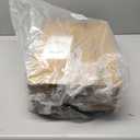 IBUYKE UShaped Linen Vanity Stool, Square Makeup Chair with XLeg, Ottoman Seat Footrest Stool, MultiUse as Small Side Table, for Bedroom, Living Room, Linen WBD018Y