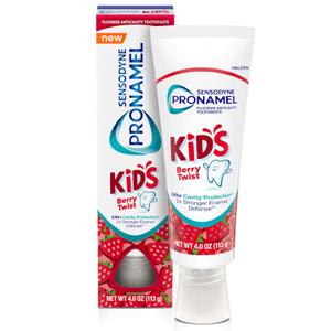Sensodyne Pronamel Kids Toothpaste, Fluoride Anticavity Toothpaste, Cavity and Enamel Protection, for Ages 2+, Berry Twist Flavored, 4 oz (4 Ounce (Pack of 1))