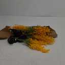 Neporal Golden Solar Flowers Outdoor Waterproof 6PK, 7-Stems Floral Solar Lights, Outdoor Garden, Yard, Patio Decor