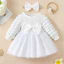 Toddler Baby Girl Dress Infant Girl Clothes Outfits Tulle Dresses Princess Wedding Dress for Baby Girls 3M to 3 Year