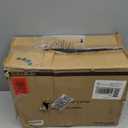 Suraielec Farmhouse Floor Lamp with Night Light, Rustic Standing Lamps for Living Room, Beige Linen Drum Lampshade, Oil Rubbed Bronze Finish, Traditional Floor Lamps for Bedroom Home Decor,Foot Switch