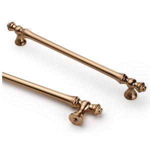 Asidrama 10 Pack 7.5 Inch(192mm) Champagne Bronze Kitchen Cabinet Handles,Brushed Brass Cabinet Pulls Kitchen Cabinet Hardware for Cupboard Gold Drawer Pulls