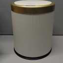 URALFA Automatic Motion Sensor Bathroom Trash Can with Lid, Touchless Trash Bin, Smart Dog Proof Garbage Can, Small Waste Basket for Toilet, Office, Bedroom, 2.8 Gallon, Cream White