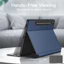 JETech Case for Samsung Galaxy Tab S10 Lite / S10 FE / S9 FE 10.9-Inch with S Pen Holder, Slim Folio Stand Protective Tablet Cover, Multi-Angle Viewing (Navy Blue)