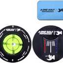 A-ONE Golf Performance Golf Spirit Level Golf Ball Marker, with Magnetic Ball Alignment Tool (Alignment Ball Mark), Our Golf Ball line Marker has an inbuilt Spirit Level to Help Read The Greens