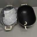 Enameled Cast Iron Dutch Oven for Sourdough Bread Baking,9 x 5-4/5 Inch Oval Cast Iron Bread Pan with Lid,Dutch Oven for Homemade Sourdough Baking,2.8QT Meatloaf Pan,Oven Safe (Beige)