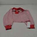 Fisoew Womens Striped 2 Piece Outfits Casual Sweatshirt Skirt Set Long Sleeve Skirt Workout Set Matching Lounge Sets, Size Medium 