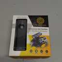 Bike Helmet Light, 8500 Lumens Bike Headlight Rechargeable, Front Bike Lights for Night Riding, 7 Modes, Wide Beam, IPX4 Waterproof Light with Upgrated Adjustable Mount Strap and Angle