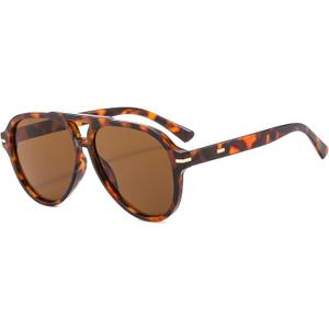 3 x Retro Aviator Sunglasses for Women Men 70s Vintage Big Frame