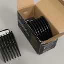 Clipper Guards for Wahl, Hair Clipper Attachments Set 10 12 16 with Metal Clip, 3 Cutting Lengths 1.25 inch/1.5 inch/2 inch, Premium Large Trimmer Combs Fits Most Full Size Wahl Clippers (3PCS, Black)