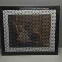 Display 20 x 24 Picture Frame Black. 1.57 Inch Wide Wood Grain Texture, Pictures 16 x 20 with Mat. Horizontal or Vertical Wall 20x24 Picture Frame.