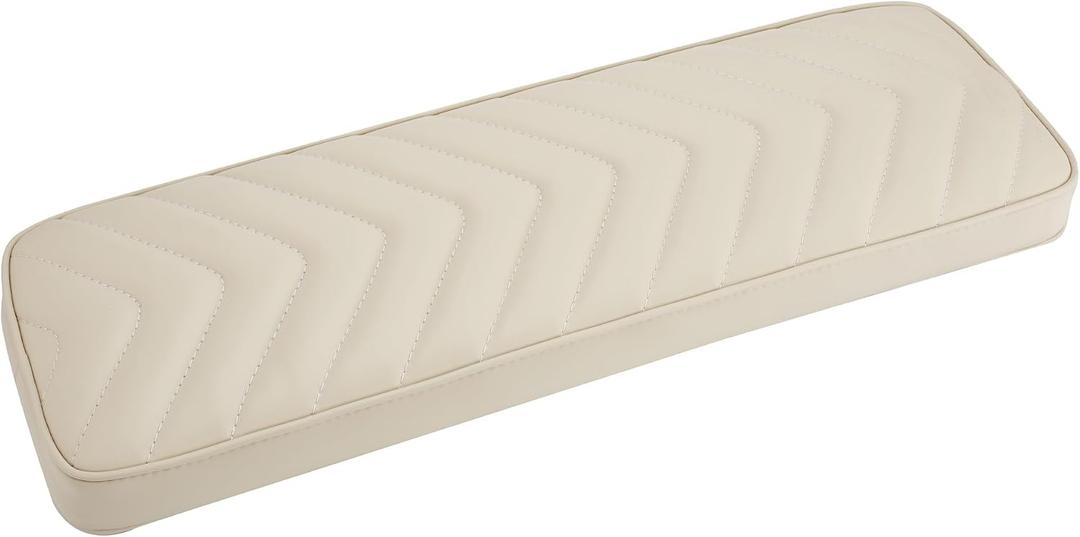 NOVAL Arm Rest Manicure Board for Pedicure Chairs - 9x27 Inch Luxurious PU Leather Hand Rest, Easy to Clean & Non-Slip, Salon-Ready Design for Long Hours Use (Khaki)