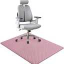 RccugmatS Office Chair Mat for Hardwood Floor, 36" x 48" Desk Mat for Hard Wood and Tile Floor, Large Anti-Slip Hard Floor Protector Rolling Chair Mat for Home Office, Red X