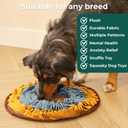 2 x Cookie Snuffle Mat for Dogs, Medium Dog Snuffle Mat 18.9”x18.9”, Keep Them Busy Enrichment Tool & Slow Feeder, Multiple Types, Durable, Machine Washable, Ideal for All Breed Sizes